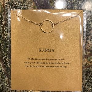 Gold Karma Necklace